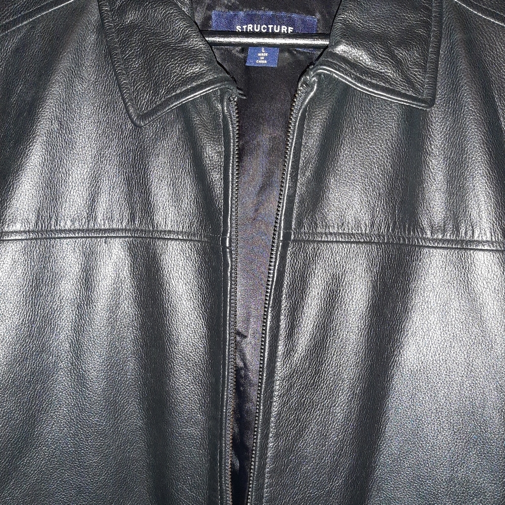 Leather jacket by Structure - Picture 6 of 7